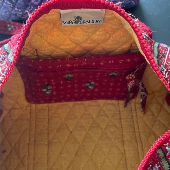 Vera Bradley bundle! Purple Tote Bag and small Red Satchel - Picture 4 of 4